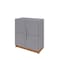 Manhattan Comfort Cornelia Cabinet, Grey/Nature 21LC3 - alternate 7